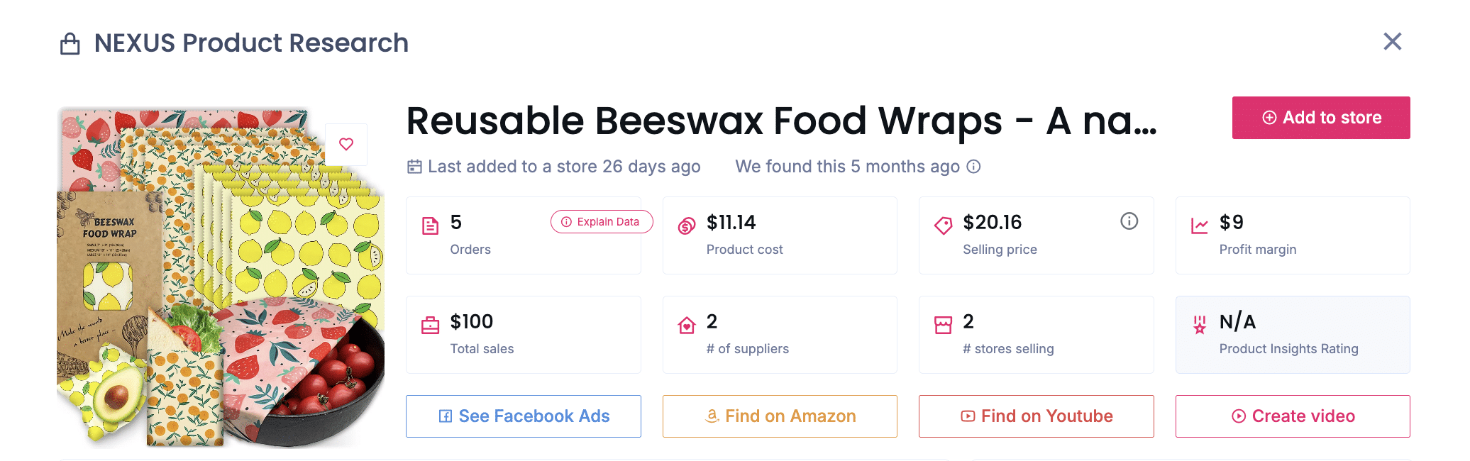 Beeswax Food Wraps
